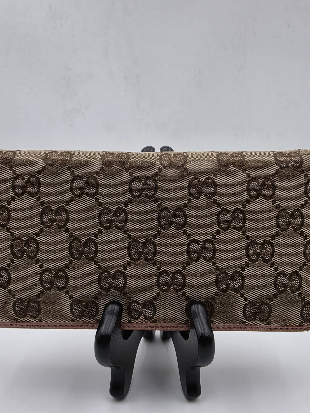 Gucci GG Supreme Canvas Zippy Long Wallet, Authentic.